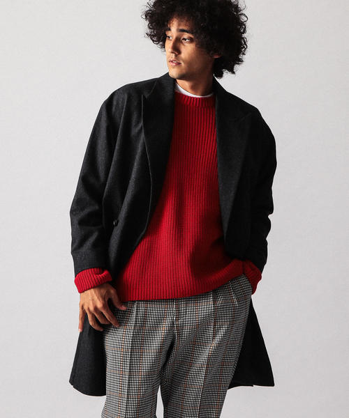 BEAUTY&YOUTH UNITED ARROWS（ビューティーアンドユースユナイテッドアローズ）の「【WEB限定】 by テックツイード ジャストルーズ コート о（チェスターコート・メンズ・ダークグレー・LARGE/X-LARGE/SMALL/MEDIUM）」の9枚目の写真