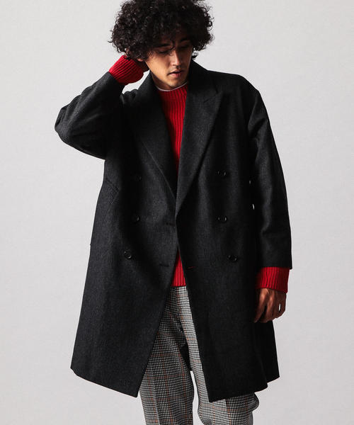 BEAUTY&YOUTH UNITED ARROWS（ビューティーアンドユースユナイテッドアローズ）の「【WEB限定】 by テックツイード ジャストルーズ コート о（チェスターコート・メンズ・ダークグレー・LARGE/X-LARGE/SMALL/MEDIUM）」の10枚目の写真