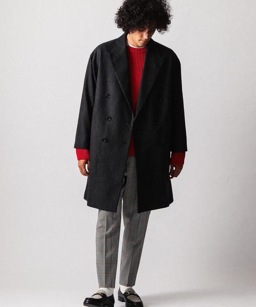 BEAUTY&YOUTH UNITED ARROWS（ビューティーアンドユースユナイテッドアローズ）の「【WEB限定】 by テックツイード ジャストルーズ コート о（チェスターコート・メンズ・ダークグレー・LARGE/X-LARGE/SMALL/MEDIUM）」の11枚目の写真