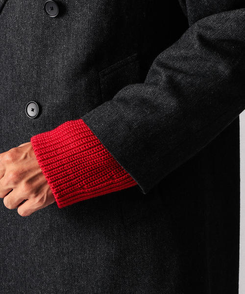 BEAUTY&YOUTH UNITED ARROWS（ビューティーアンドユースユナイテッドアローズ）の「【WEB限定】 by テックツイード ジャストルーズ コート о（チェスターコート・メンズ・ダークグレー・LARGE/X-LARGE/SMALL/MEDIUM）」の5枚目の写真