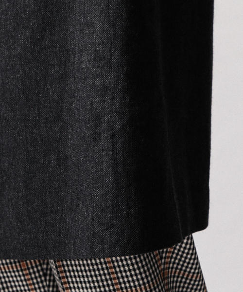 BEAUTY&YOUTH UNITED ARROWS（ビューティーアンドユースユナイテッドアローズ）の「【WEB限定】 by テックツイード ジャストルーズ コート о（チェスターコート・メンズ・ダークグレー・LARGE/X-LARGE/SMALL/MEDIUM）」の7枚目の写真