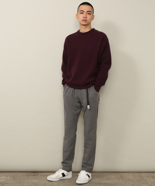 ADAM ET ROPE'(アダムエロペ)の「ウールカシミヤ片畦ニットプルオーバー(ニット/セーター・メンズ・チャコールグレー/モスグリーン/マスタード/ワインレッド/ブルー系その他/ブラウン系その他3・M/L)」の10枚目の写真