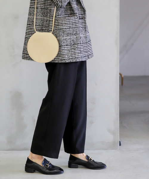 select MOCA(セレクトモカ)の「3WAYサークルバッグ(フェイクレザーラウンド2WAYポシェット)(ショルダーバッグ・レディース・ブラック/ベージュ/キャメル・FREE)」の20枚目の写真