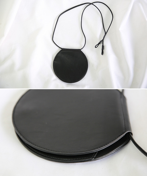 select MOCA(セレクトモカ)の「3WAYサークルバッグ(フェイクレザーラウンド2WAYポシェット)(ショルダーバッグ・レディース・ブラック/ベージュ/キャメル・FREE)」の12枚目の写真