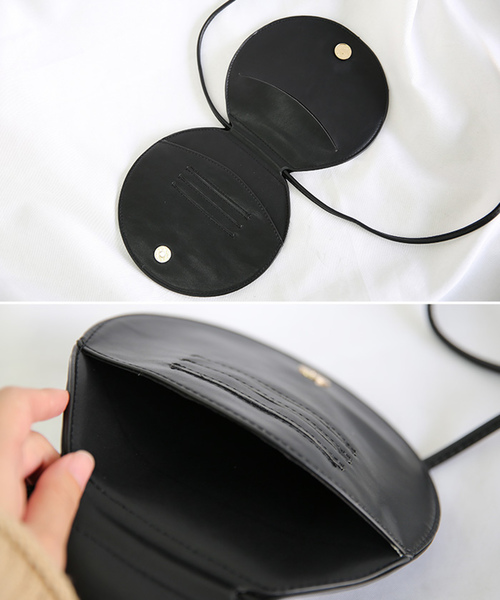 select MOCA(セレクトモカ)の「3WAYサークルバッグ(フェイクレザーラウンド2WAYポシェット)(ショルダーバッグ・レディース・ブラック/ベージュ/キャメル・FREE)」の13枚目の写真