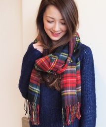 BEAUTY&YOUTH UNITED ARROWS | BYSF チェック 60×180ストール ◆(ストール/ショール)