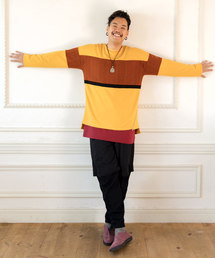 チャイハネ | 【チャイハネ】パッチワークスウェットMEN'Sトップス(スウェット)