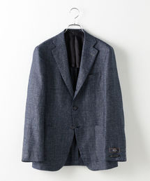 SHIPS | SD: 【RING JACKET×REDA×SHIPS】リネン メランジ ソリッド ジャケット（コバルトブルー)(テーラードジャケット)