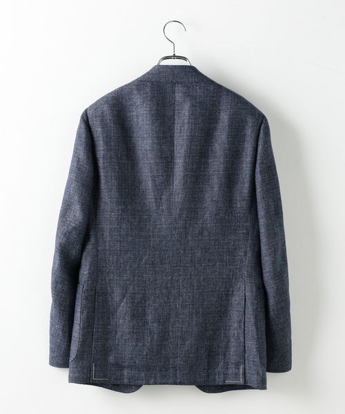 SHIPS(シップス)の「SD: 【RING JACKET×REDA×SHIPS】リネン メランジ ソリッド ジャケット(コバルトブルー)(テーラードジャケット・メンズ・コバルトブルー・44/46/48/42/50)」の2枚目の写真