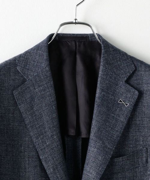 SHIPS(シップス)の「SD: 【RING JACKET×REDA×SHIPS】リネン メランジ ソリッド ジャケット(コバルトブルー)(テーラードジャケット・メンズ・コバルトブルー・44/46/48/42/50)」の4枚目の写真