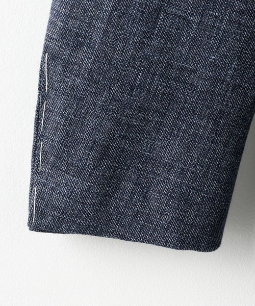 SHIPS(シップス)の「SD: 【RING JACKET×REDA×SHIPS】リネン メランジ ソリッド ジャケット(コバルトブルー)(テーラードジャケット・メンズ・コバルトブルー・44/46/48/42/50)」の3枚目の写真