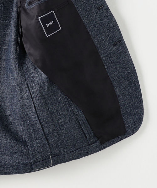 SHIPS(シップス)の「SD: 【RING JACKET×REDA×SHIPS】リネン メランジ ソリッド ジャケット(コバルトブルー)(テーラードジャケット・メンズ・コバルトブルー・44/46/48/42/50)」の6枚目の写真