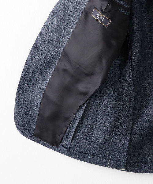 SHIPS(シップス)の「SD: 【RING JACKET×REDA×SHIPS】リネン メランジ ソリッド ジャケット(コバルトブルー)(テーラードジャケット・メンズ・コバルトブルー・44/46/48/42/50)」の7枚目の写真