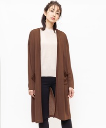 UV加工ロングカーディガン