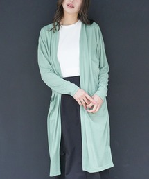 UV加工ロングカーディガン