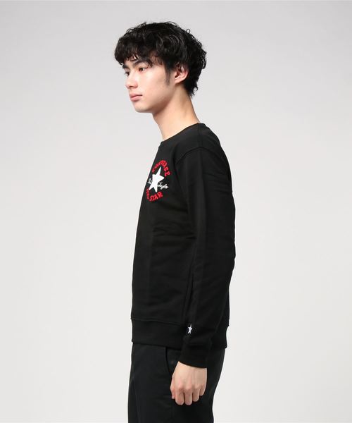 CONVERSE（コンバース）の「CONVERSE/コンバース サガラ刺繍プルオーバークルースウェット トレーナー（スウェット・メンズ・ホワイト/ブラック/ピンク/ネイビー・LL/M/L）」の20枚目の写真