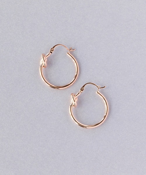 Phoebe（フィービィー）の「スタイリッシュノットフープピアス/大ぶり/存在感◎（ピアス（両耳用）・レディース・シルバー/ゴールド/ピンクゴールド・FREE）」の13枚目の写真