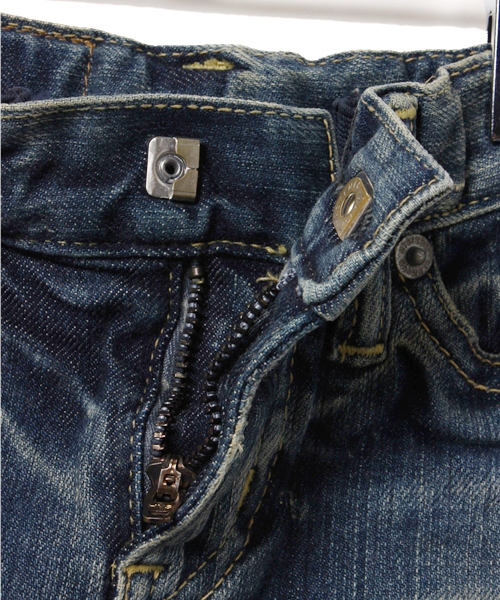 JOEY HYSTERIC(ジョーイヒステリック)の「SP加工 SK(デニムスカート・キッズ・インディゴブルー・X-SMALL/SMALL/MEDIUM/LARGE)」の4枚目の写真