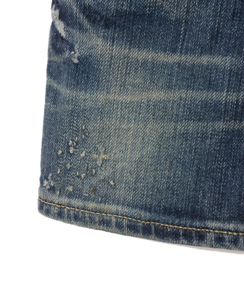 JOEY HYSTERIC(ジョーイヒステリック)の「SP加工 SK(デニムスカート・キッズ・インディゴブルー・X-SMALL/SMALL/MEDIUM/LARGE)」の6枚目の写真