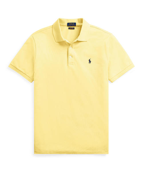 POLO RALPH LAUREN（ポロ ラルフ ローレン）の「カスタム スリムストレッチ メッシュ ポロシャツ（ポロシャツ・メンズ・イエロー/ピンク/ブルー系9・LARGE/X-SMALL/MEDIUM/SMALL/X-LARGE/XX-LARGE）」の3枚目の写真