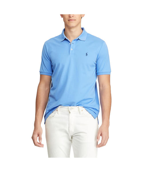 POLO RALPH LAUREN（ポロ ラルフ ローレン）の「カスタム スリムストレッチ メッシュ ポロシャツ（ポロシャツ・メンズ・イエロー/ピンク/ブルー系9・LARGE/X-SMALL/MEDIUM/SMALL/X-LARGE/XX-LARGE）」の5枚目の写真