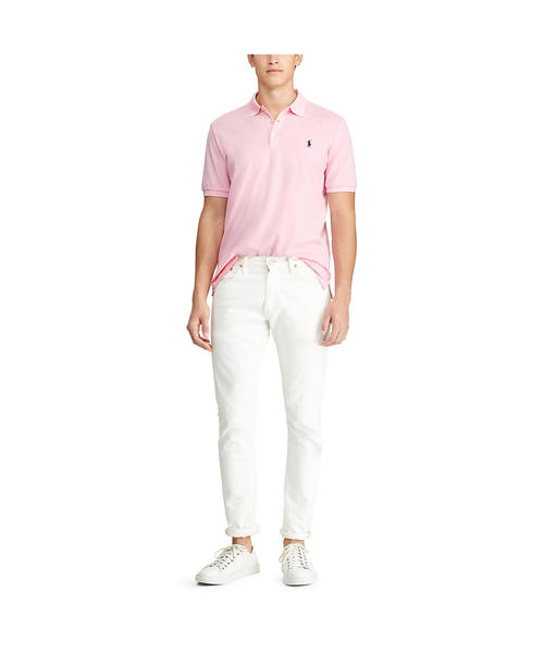 POLO RALPH LAUREN（ポロ ラルフ ローレン）の「カスタム スリムストレッチ メッシュ ポロシャツ（ポロシャツ・メンズ・イエロー/ピンク/ブルー系9・LARGE/X-SMALL/MEDIUM/SMALL/X-LARGE/XX-LARGE）」の10枚目の写真