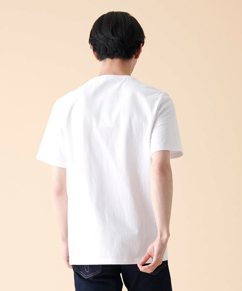 Calvin Klein Jeans(カルヴァンクラインジーンズ)の「パッチワーク プリント Tシャツ(Tシャツ/カットソー・メンズ・ホワイト・S/M/L/XL)」の3枚目の写真