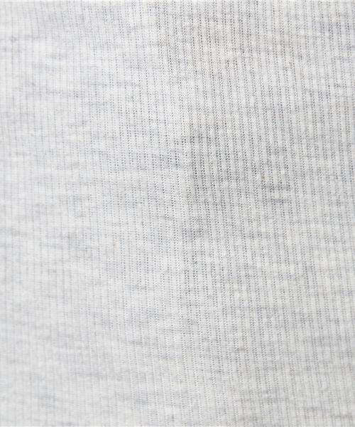 mystic（ミスティック）の「テレコフレンチ（Tシャツ/カットソー・レディース・ライトグレー/ブラック/オフホワイト/ベージュ/グレー・ﾌﾘ-）」の12枚目の写真