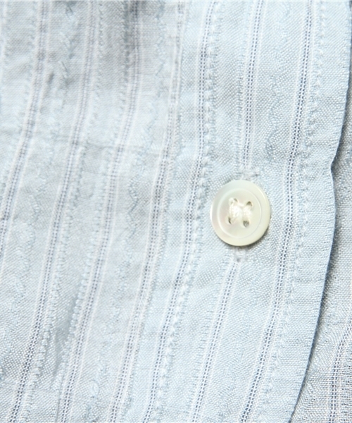 goa(ゴア)の「ドビーストライプカシュクールシャツ(シャツ/ブラウス・レディース・オフホワイト/ブルー/ネイビー・FREE)」の16枚目の写真