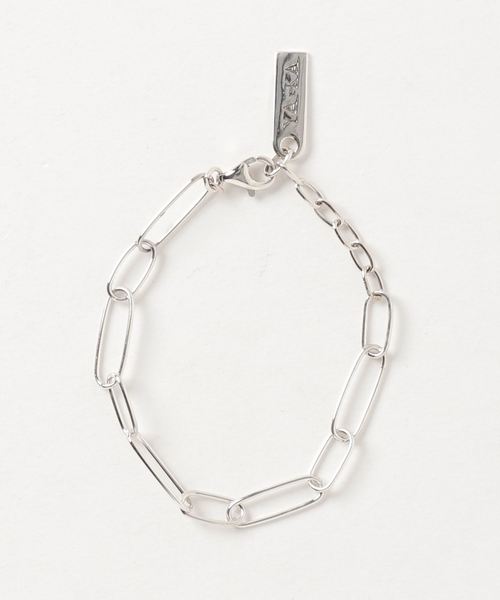 YArKA（ヤーカ）の「【YArKA/ヤーカ】silver925 narrow parts bracelet[tgi]/チェーンブレスレット シルバー925（ブレスレット・レディース・ゴールド/シルバー・FREE）」の3枚目の写真