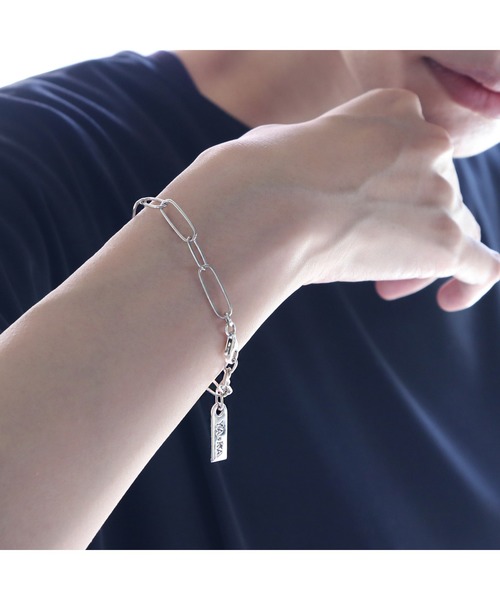 YArKA（ヤーカ）の「【YArKA/ヤーカ】silver925 narrow parts bracelet[tgi]/チェーンブレスレット シルバー925（ブレスレット・レディース・ゴールド/シルバー・FREE）」の9枚目の写真