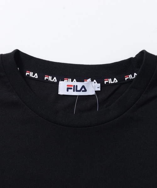 FILA(フィラ)の「【FILA/フィラ】バックプリントビッグシルエット Tシャツ ロゴプリント ロンT 長袖Tシャツ(Tシャツ/カットソー・メンズ・ブルーグレー/ブラック/ホワイト・M/L/LL)」の12枚目の写真