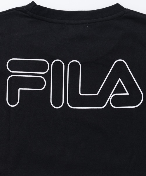FILA(フィラ)の「【FILA/フィラ】バックプリントビッグシルエット Tシャツ ロゴプリント ロンT 長袖Tシャツ(Tシャツ/カットソー・メンズ・ブルーグレー/ブラック/ホワイト・M/L/LL)」の18枚目の写真