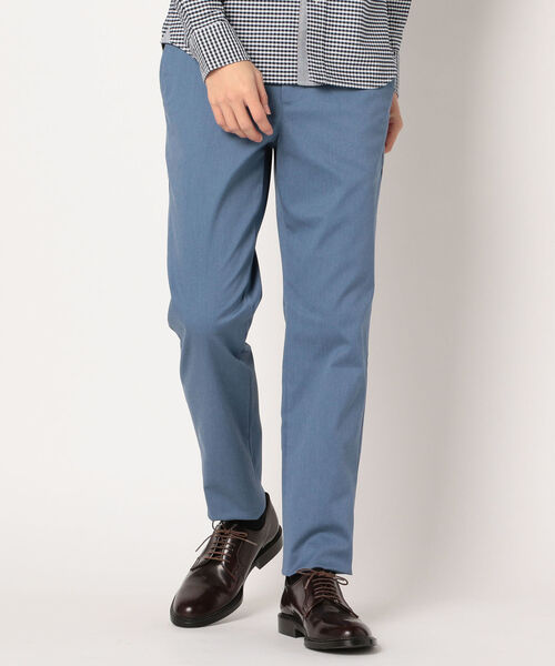 GLOSTER(グロスター)の「T/C チノストレッチパンツ(チノパンツ・メンズ・ベージュ/サックスブルー/ネイビー/グレー/ブラック・S/M/L/XL)」の2枚目の写真