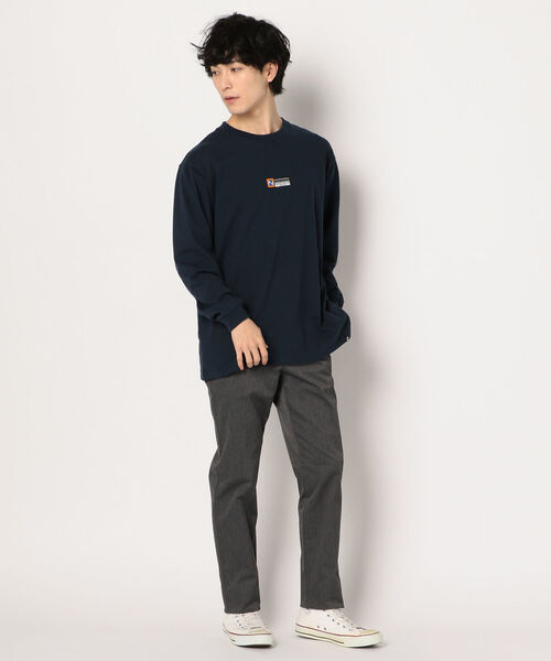 GLOSTER(グロスター)の「T/C チノストレッチパンツ(チノパンツ・メンズ・ベージュ/サックスブルー/ネイビー/グレー/ブラック・S/M/L/XL)」の14枚目の写真