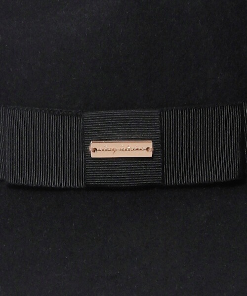 EIMY ISTOIRE（エイミーイストワール）の「ウールパイピング中折れハット BLACK（ハット・レディース・ブラック・FREE）」の4枚目の写真