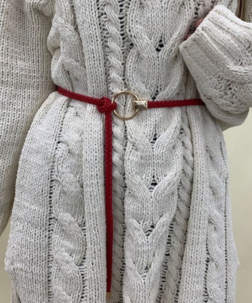 SPIGA(スピーガ)の「メッシュベルト A(ベルト・レディース・ホワイト/ブラック/レッド/イエロー・FREE)」の6枚目の写真