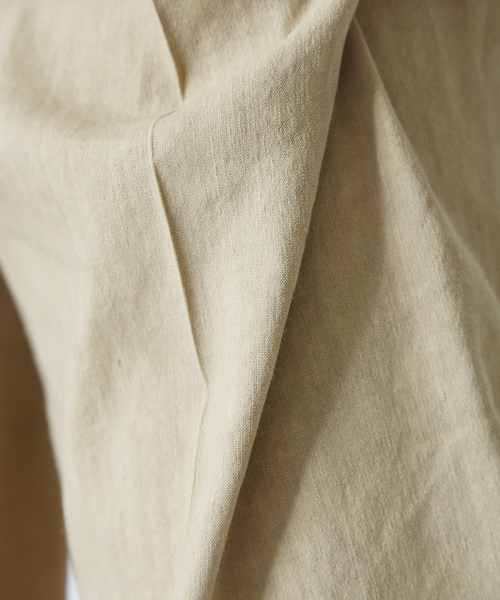 qualite(カリテ)の「【ITALY】【セットアップ】リネンレーヨンブラウス(シャツ/ブラウス・レディース・ベージュ/ブルー/ブラック/ラベンダー・36/38)」の10枚目の写真