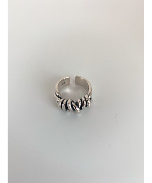 mou（モウ）の「S925変形結びリング（リング・レディース・シルバー・FREE）」の12枚目の写真