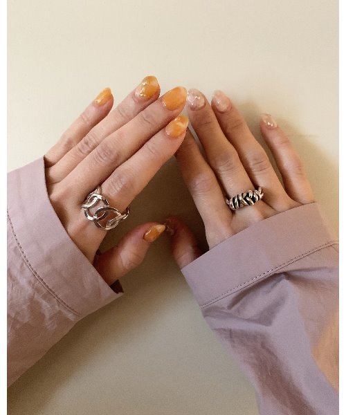 mou（モウ）の「S925変形結びリング（リング・レディース・シルバー・FREE）」の14枚目の写真