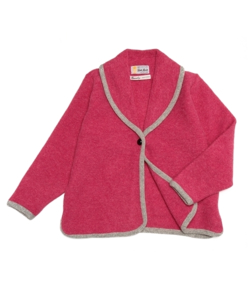 BEAMS BOY（ビームスボーイ）の「ROBERT MACKIE×BEAMS BOY / ウール ショールジャケット（テーラードジャケット・レディース・ナチュラル/ピンク/ネイビー・ONE SIZE）」の21枚目の写真