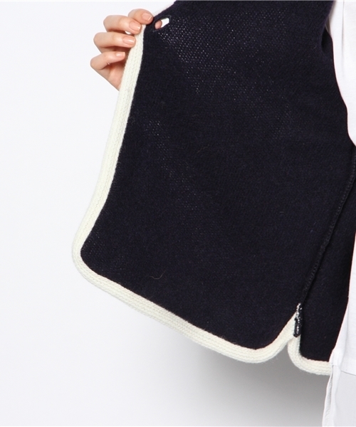 BEAMS BOY（ビームスボーイ）の「ROBERT MACKIE×BEAMS BOY / ウール ショールジャケット（テーラードジャケット・レディース・ナチュラル/ピンク/ネイビー・ONE SIZE）」の11枚目の写真