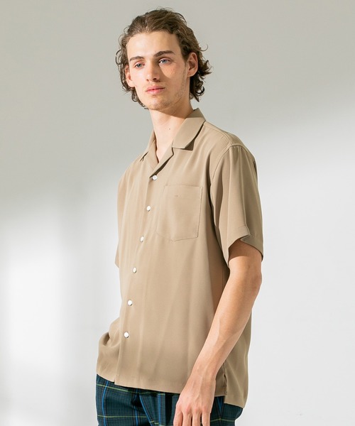 UNITED TOKYO（ユナイテッドトウキョウ）の「ＤＲＹツイルオープンカラーシャツ/ビッグシルエット（シャツ/ブラウス・メンズ・ライトグレー/ブラック/ベージュ/ライトグリーン/サックスブルー/カーキ/インディゴブルー/ブルー/ピンク・1/2/3）」の11枚目の写真