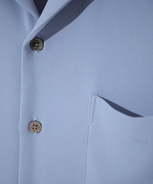 UNITED TOKYO（ユナイテッドトウキョウ）の「ＤＲＹツイルオープンカラーシャツ/ビッグシルエット（シャツ/ブラウス・メンズ・ライトグレー/ブラック/ベージュ/ライトグリーン/サックスブルー/カーキ/インディゴブルー/ブルー/ピンク・1/2/3）」の20枚目の写真