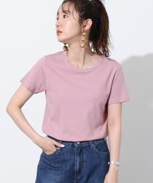 coen | 接触冷感シンプルクルーネックTシャツ(Tシャツ/カットソー)