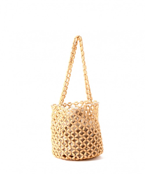 niko and...(ニコアンド)の「オリジナルウッドビーズトート(トートバッグ・レディース・ブラウン/ナチュラル・0)」の10枚目の写真