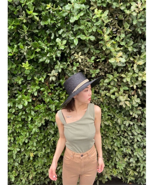 RIBBON BOATER HAT/リボンボーダーハット（ハット）｜AZUL BY