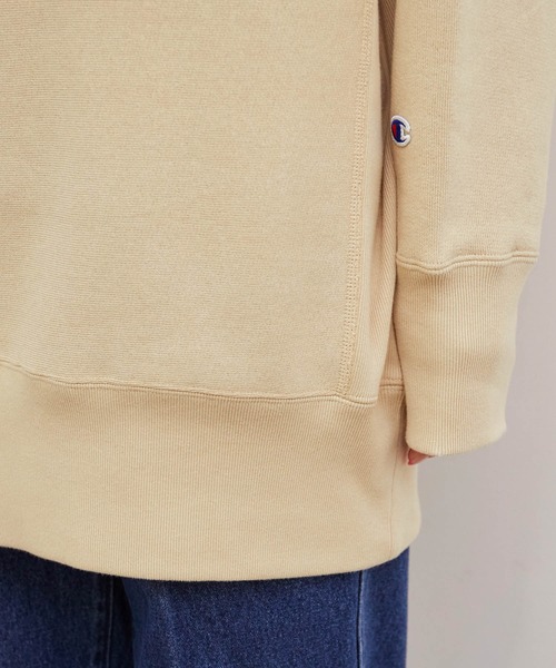 Champion(チャンピオン)の「REVERSE WEAVE HIGH NECK(スウェット・レディース・ブラック/オフホワイト/ダークブラウン/ベージュ・FREE)」の16枚目の写真