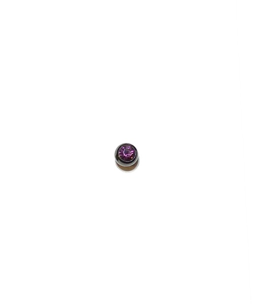 MORPH(モルフ)の「MORPH モルフ スワロフスキーボディピアスキャッチ 16ゲージ 5mm BLACK(ピアス(片耳用)・メンズ・スカイブルー/ブラック/ブルー/レッド/ローズ/ライトピンク/クリア/レインボー/ライトグリーン/エメラルド/ラベンダー/バイオレット・5)」の7枚目の写真