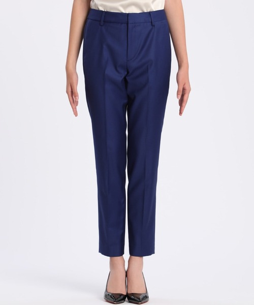 Loro Piana(ロロ・ピアーナ)の「《INEDIT》テーパードパンツ《Loro Piana》(スーツパンツ・レディース・ネイビー・9号/11号/7号/5号)」の2枚目の写真